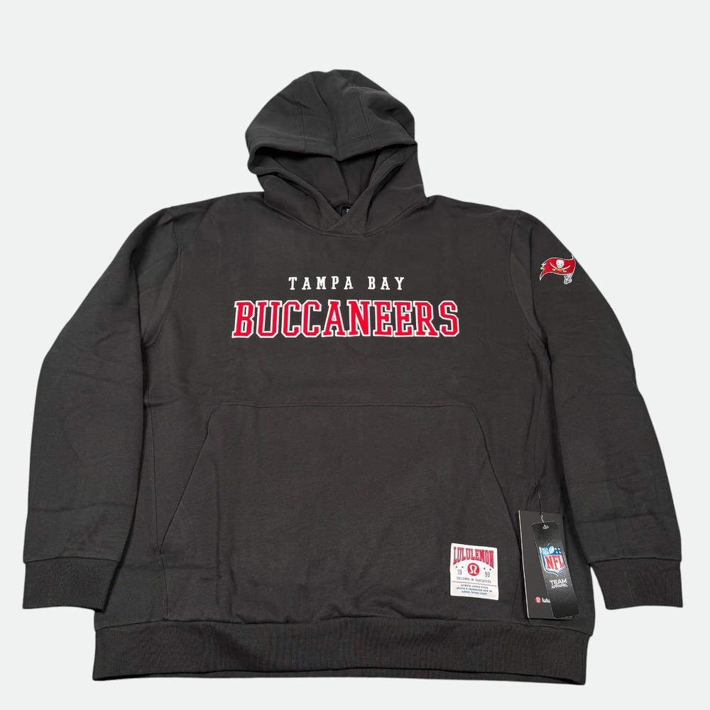 Lululemon Tampa Bay Buccaneers Pullover Hoodie Mens XXL Black Steady State